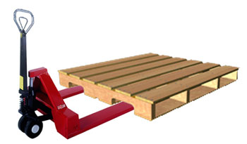 4-Way Pallet Entry in a 3-string pallet