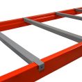 Pallet supports for racking