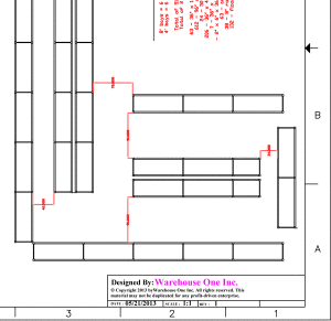 Layout design created by Warehouse1