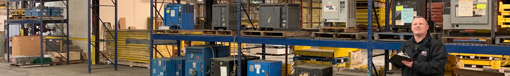 Warehouse1 employee surveys a facility to give safety improvements