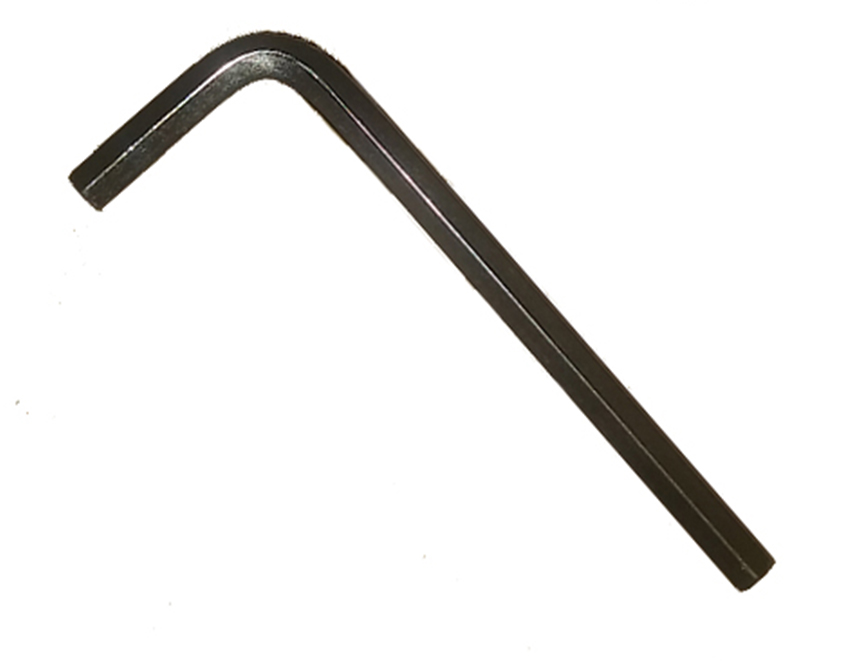 Image of an allen wrench used to tighten screws.