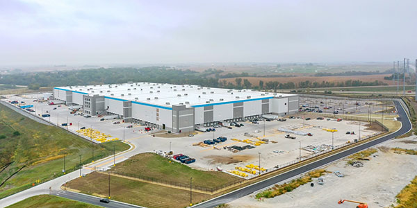 A distribution center in the Midwest