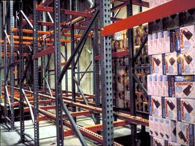 Large pallet flow racking solution