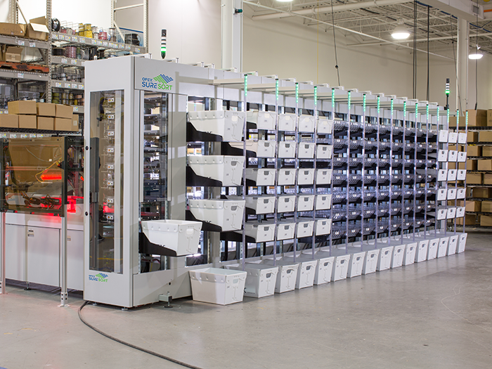 An automated storage and retrieval system (ASRS)
