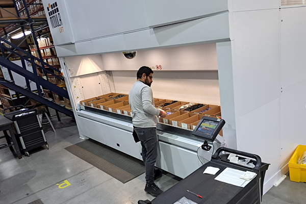 Modula vertical lift module which is a type of ASRS system