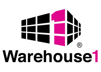 Warehouse1 logo with pink 1