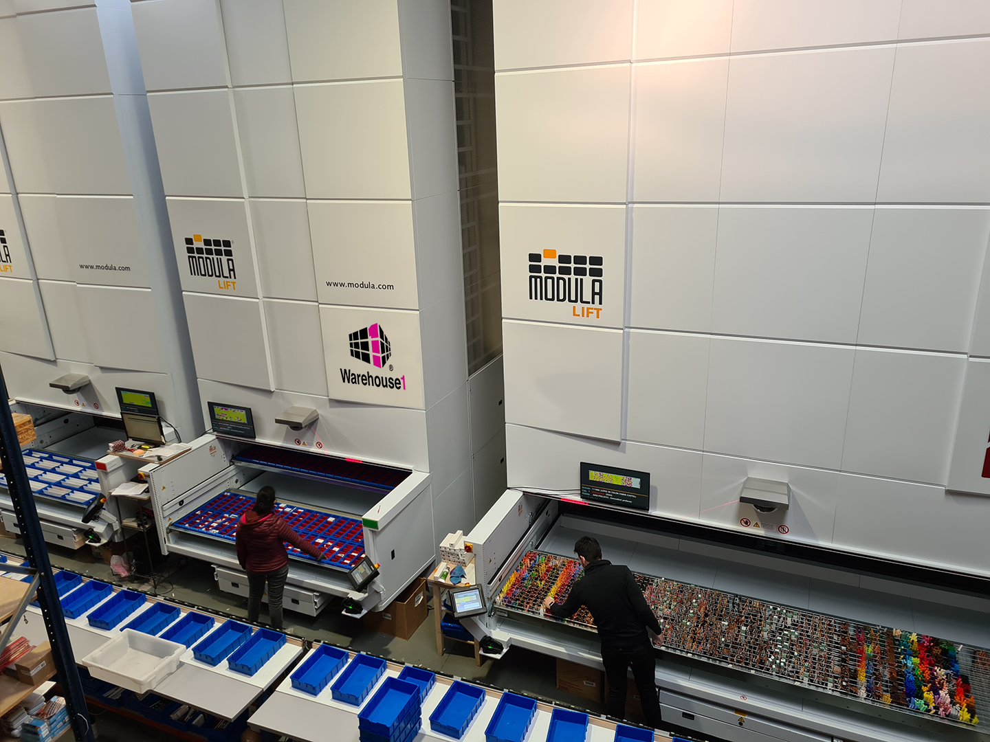 An automated storage and retrieval system (ASRS)