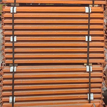 54" x 3" Teardrop Pallet Rack Beam- New Style