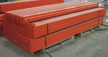 108” x 4” Used Teardrop Pallet Rack Beam- New Style