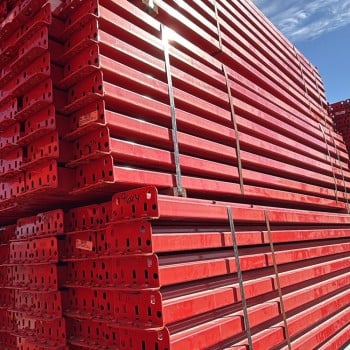 96” x 4” Used Teardrop Pallet Rack Beam- Old Style 96” x 4” Used Teardrop Pallet Rack Beam- Old Style