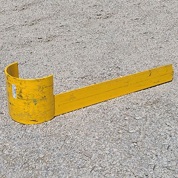 42" Used End of Aisle Guard- Right