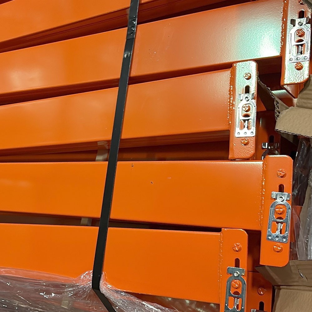 48” x 4” Teardrop Pallet Rack Beam- New Style