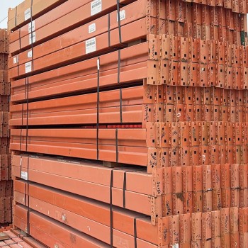 98" x 4 1/4-4 3/4" Used Teardrop Pallet Rack Beam- New Style