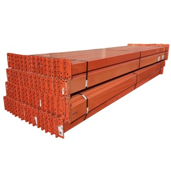 144" x 6" Used Teardrop Pallet Rack Beam- Old Style
