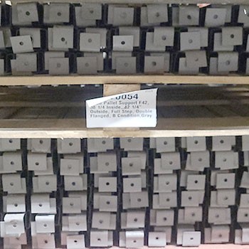 42” Used Pallet Support - Double Flanged