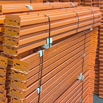 96" x 2 1/2" Teardrop Pallet Rack Beam- New Style