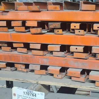 38” Used Pallet Support - Double Flanged