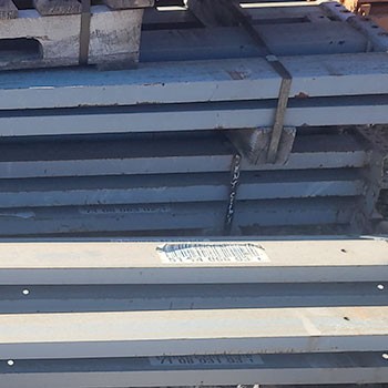 144” x 3 1/4” Used Teardrop C Channel Beam- New Style