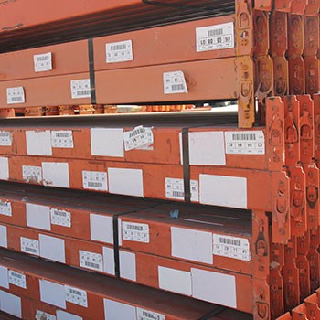 96” x 3 1/2” Used Teardrop Pallet Rack Beam- Old Style 96” x 3 1/2” Used Teardrop Pallet Rack Beam- Old Style