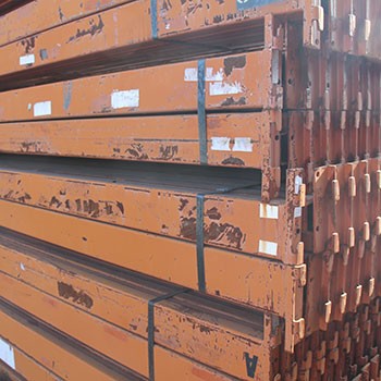 120 3/8" x 4" Used Ridg-U-Rak Beam