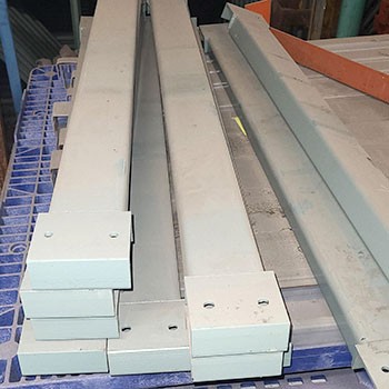 42” Used Pallet Support - Double Flanged - Galvanized