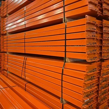 120" x 5" Teardrop Pallet Rack Beam- New Style
