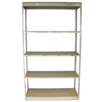 18" x 48" x 84" Used Rivet Shelving Starter- 5 Shelf