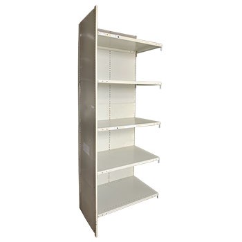 24” x 36” x 123” Used Closed Shelving Adder- 5 Shelf