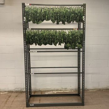 18” x 48” x 84” Cannabis Drying Rack- 5 Shelf