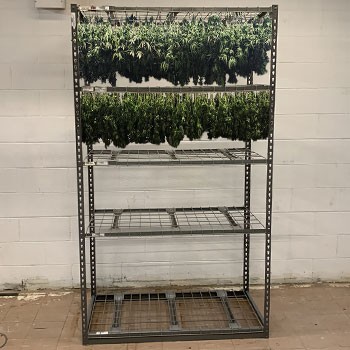 24” x 48” x 84” Cannabis Drying Rack- 5 Shelf