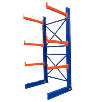 144” x 48” Single Sided Cantilever Starter Bay- (3) 48” Arm Levels