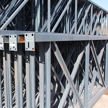 54” x 312” Used Teardrop Pallet Rack Upright- Old Style 54” x 312” Used Teardrop Pallet Rack Upright- Old Style
