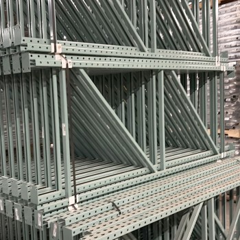 36" x 96" Teardrop Pallet Rack Upright- Old Style