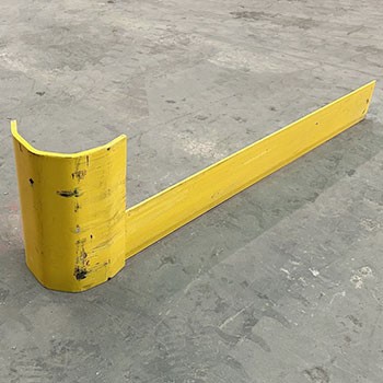 44” x 5” Used End of Aisle Guard- Right