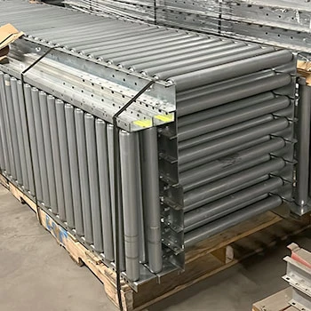 Used Gravity Roller Conveyor 24 1 2inW x 106inL