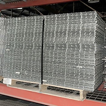48” x 48” Used Wire Deck Panel - Galvanized