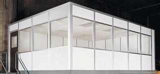 12’Wx12’Dx8’H Economical Prefabricated Offices - Complete 4-Wall Building