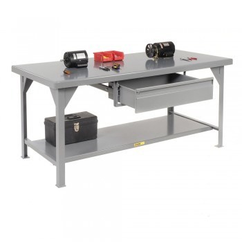 10,000-Lb. Capacity Workbench - 72x36” Top - With 26x20x6” Drawer - Fixed