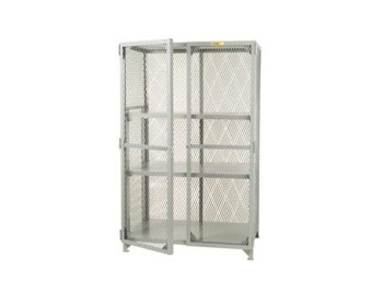 60x24x78” Storage Locker - With Two Welded Shelves