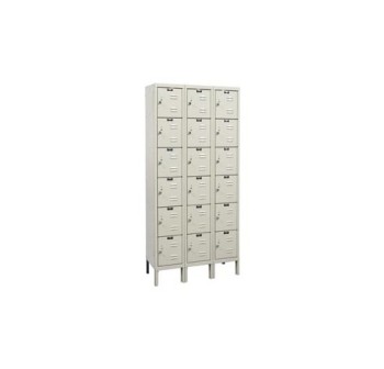 12x12x12” Opening 6-Tier Galvanite Corrosion-Resistant Locker - 3 Lockers Wide 12x12x12” Opening 6-Tier Galvanite Corrosion-Resistant Locker - 3 Lockers Wide