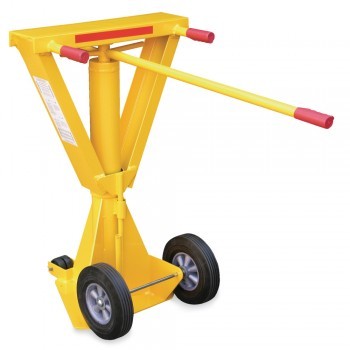 Beam-Top Trailer Jack - 50,000-Lb. Lifting Capacity - One-Handle Spin Lift