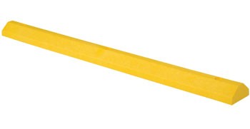 72” Car Stop Recycled Plastic, Yellow
