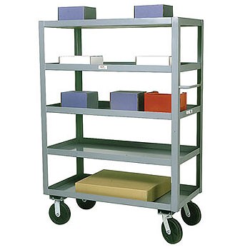 30” x 60” Service Cart- 5 Shelves, 3000 lb. Capacity,