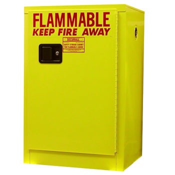 4 Gal. Flammable Storage Cabinet, Self-Latch Safe-T-Door