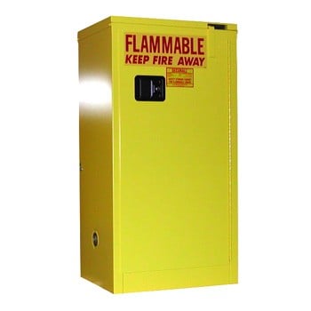 16 Gal. Flammable Storage Cabinet, Self-Latch Safe-T-Door