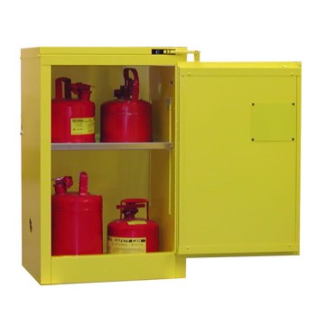 13 Gal. Flammable Storage Cabinet, Self-Latch Safe-T-Door