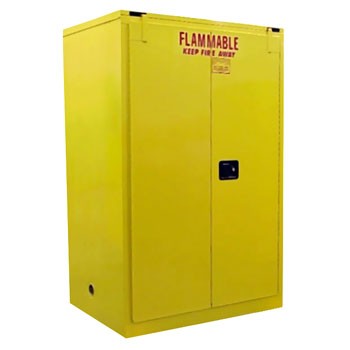 90 Gal. Flammable Storage Cabinet, Self-Latch Sliding Door