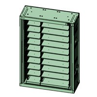 Weapons Rack with 10 Bins