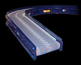 50’ Medium Duty Plastic Belt Conveyor- 18” Flat Top