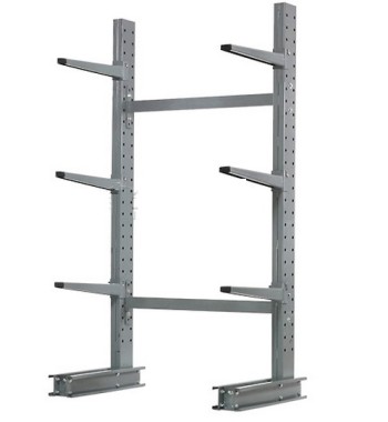 96” x 48” Single Sided Cantilever Starter Bay- (3) 48” Arm Levels